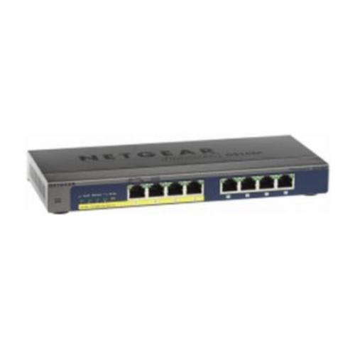 NETGEAR GS108PP Unmanaged Gigabit Ethernet (10/100/1000) Power over Ethernet (PoE) Black