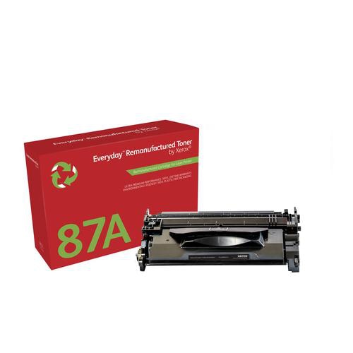 Everyday Remanufactured Toner replaces HP 87A (CF287A), Standard Capacity