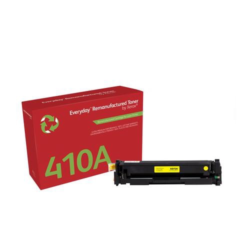 Everyday Remanufactured Toner replaces HP 410A (CF412A), Standard Capacity