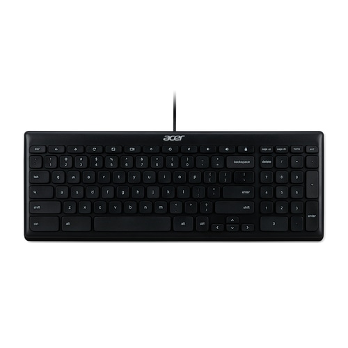 Acer USB PRIMAX KB69211 USB BLK Wired Chrome Keyboard