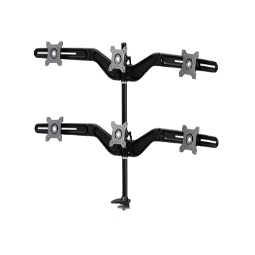 Amer Mounts AMR6P monitor mount / stand 61 cm (24) Black Desk