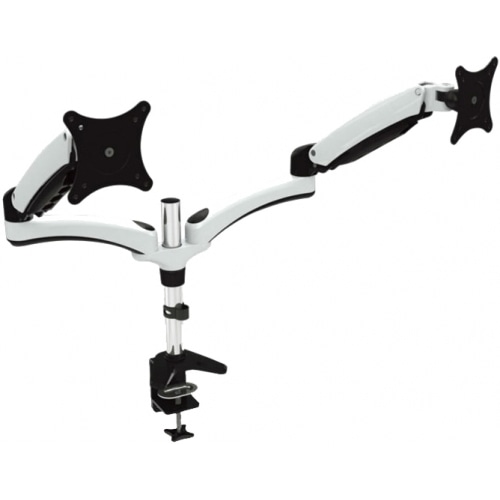 Amer Mounts HYDRA2 monitor mount / stand 71.1 cm (28) Black, Chrome, White Desk