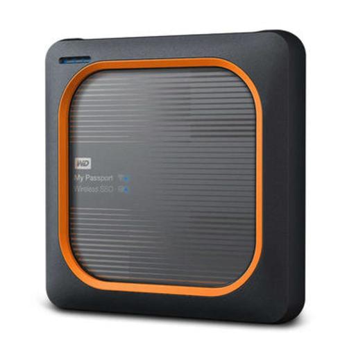 Western Digital My Passport Wireless 2000 GB Wi-Fi Black, Orange