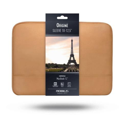 Mobilis 042033 notebook case 31.8 cm (12.5) Sleeve case Tan