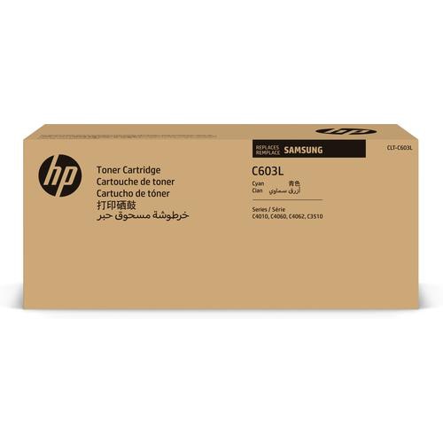 Samsung CLT-C603L High-Yield Cyan Original Toner Cartridge