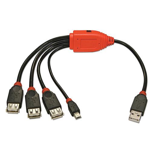 Lindy USB Cable Hub 4 Port