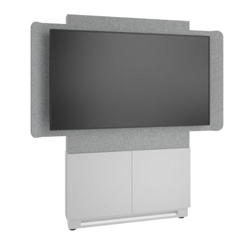 Middle Atlantic Products FM-DS-4875FW-BD8W TV mount 165.1 cm (65) Grey, Silver, White