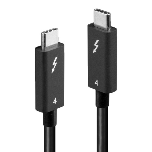 Lindy 31121 Thunderbolt cable 2 m 40 Gbit/s Black