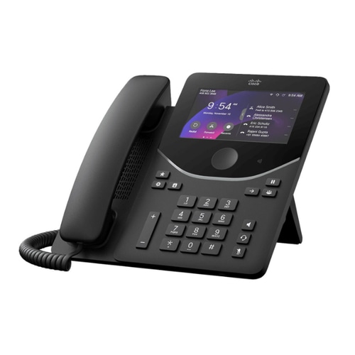 Cisco DESK PHONE 9871 CARBON IP phone Black, Carbon LCD Wi-Fi