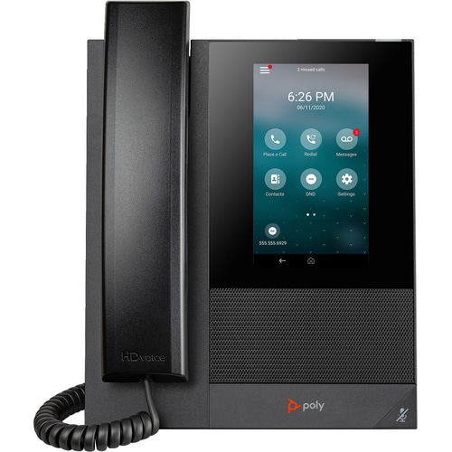 POLY CCX 400 Business Media Phone with Open SIP and PoE-enabled