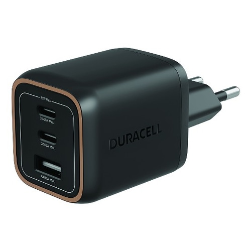 Duracell DRACUSB25-EU mobile device charger Universal Black AC Fast charging Indoor