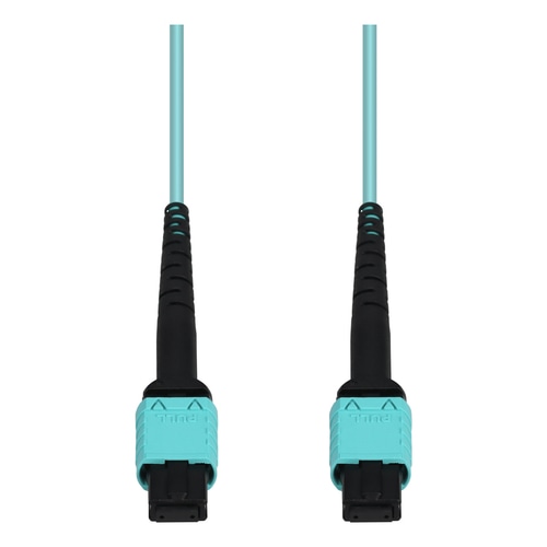AddOn Networks ADD-MPOMPO-0-5M5OM4LZ InfiniBand/fibre optic cable 0.5 m MPO MMF Aqua colour
