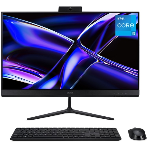 Acer Aspire C24-B All-in-One Desktop - Intel Core i5-13420H, 8GB, 512GB SSD, Integrated Graphics, 23.8 Full HD, Windows 11, Black