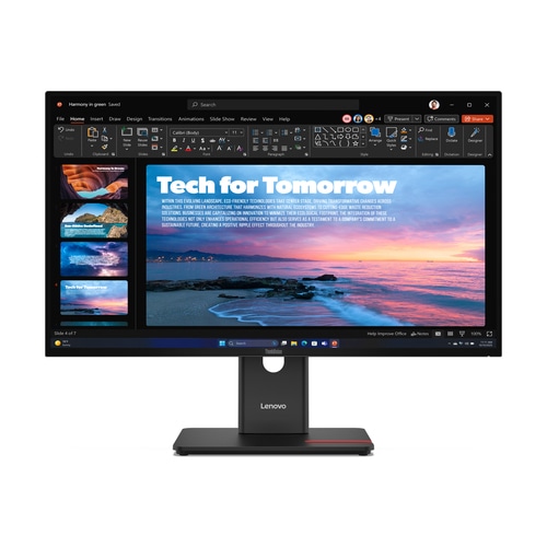 Lenovo ThinkVision T27QD-40 LED display 68.6 cm (27) 2560 x 1440 pixels Wide Quad HD Black
