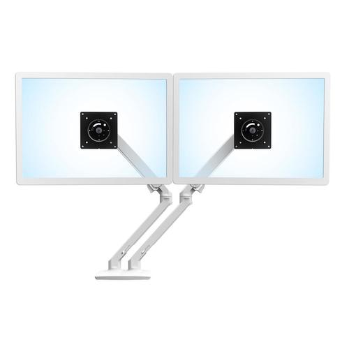 Ergotron MX Series Desk Dual Monitor Arm 61 cm (24) White