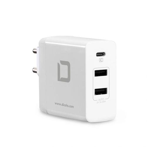 Dicota D31468 mobile device charger White Indoor