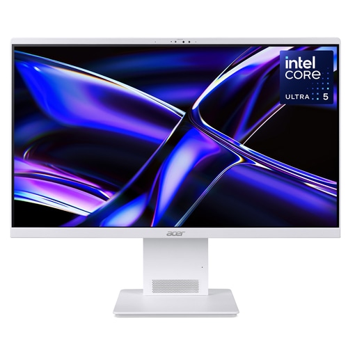 Acer Aspire S24-B All-in-One Desktop - Intel Ultra 5 226V, 16GB, 512GB SSD, Integrated Intel ARC Graphics, 23.8 QHD, Windows 11, White