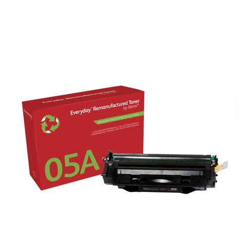 Everyday Remanufactured Toner replaces HP 05A (CE505A), Standard Capacity