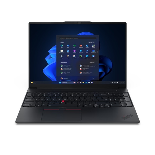 Lenovo ThinkPad E16 Gen 3 (Intel) Copilot+ PC Intel Core Ultra 5 226V Laptop 40.6 cm (16) WUXGA 16 GB LPDDR5x-SDRAM 512 GB SSD Wi-Fi 6E (802.11ax) Windows 11 Pro English Black