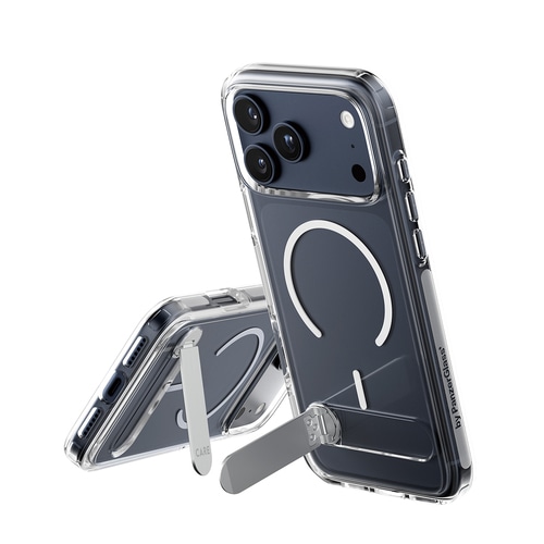 PanzerGlass CARE by  Feature Case Transparent w. Kickstand & MagSafe iPhone 17 Pro Max