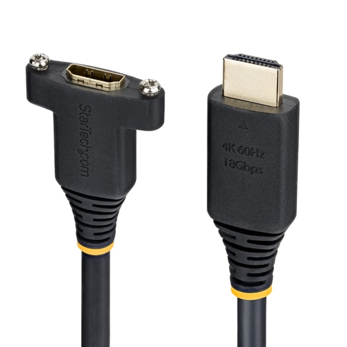 StarTech.com HDMI2PNLFM-2M HDMI cable HDMI Type A (Standard) Black