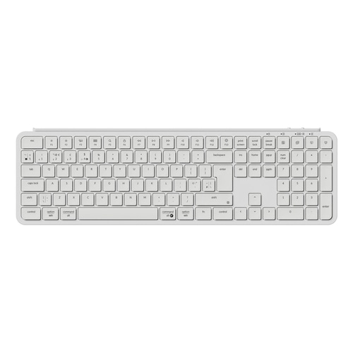 Keychron B6 Pro keyboard Home/Office USB + RF Wireless + Bluetooth QWERTY UK English Ivory