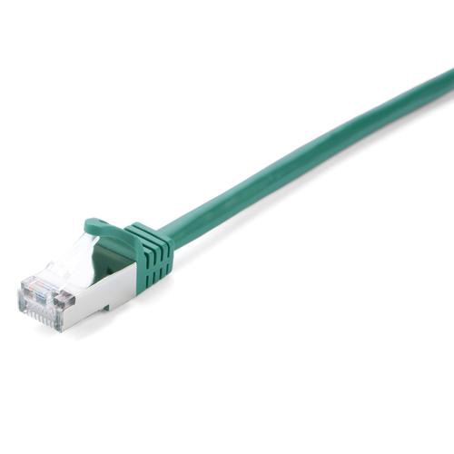 V7 Green Cat5e Shielded (STP) Cable RJ45 Male to RJ45 Male 1m 3.3ft