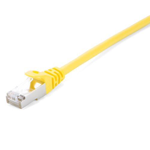 V7 Yellow Cat6 Shielded (STP) Cable RJ45 Male to RJ45 Male 1m 3.3ft