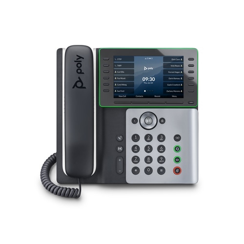 POLY Edge E550 IP phone Black 12 lines IPS Wi-Fi