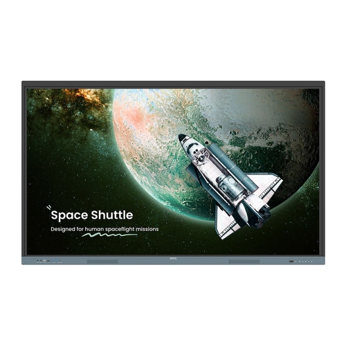 BenQ 9H.F9FTK.DE8 Signage Display Interactive flat panel 190.5 cm (75) 450 cd/m 4K Ultra HD Black, Grey Touchscreen Built-in processor Android