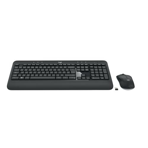 Logitech Advanced MK540 keyboard Mouse included USB QWERTY UK English Black, White