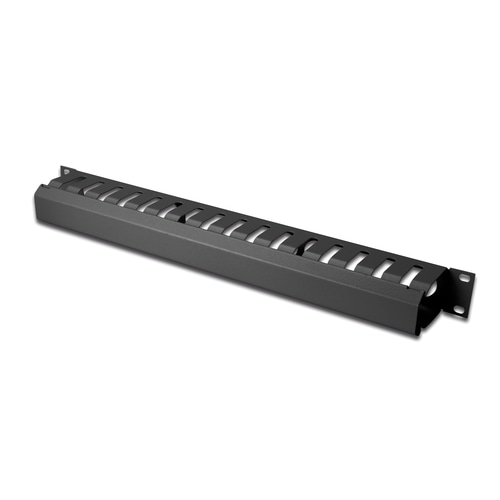Digitus Cable Management Panel with detachable cover for 483 mm (19) cabinets, 1U
