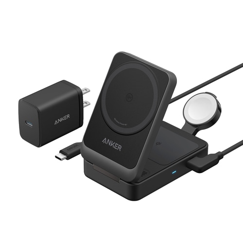 Anker B2557212 mobile device charger Headphones, Mobile phone, Smartwatch Black USB Wireless charging Fast charging Indoor