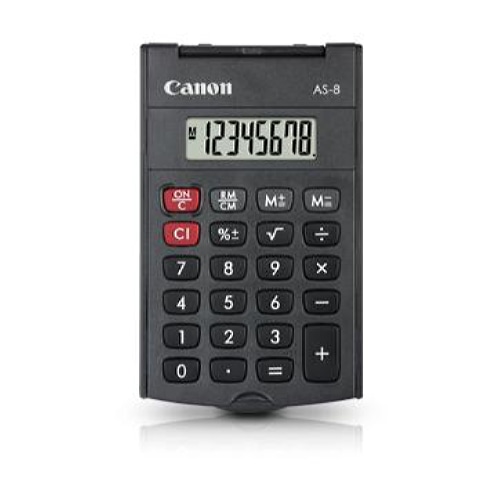 Canon AS-8 calculator Pocket Display Grey