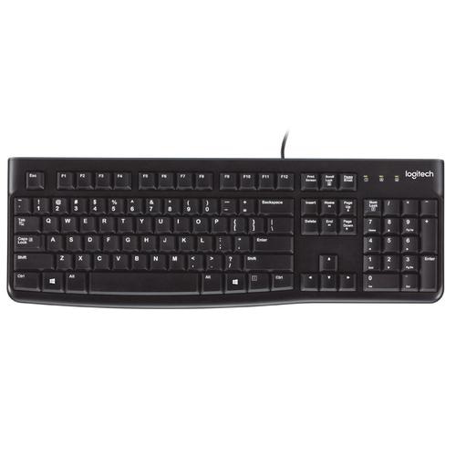 Logitech K120 for Business keyboard USB QWERTY Spanish Black
