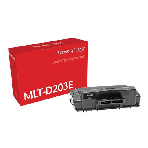 Everyday Black Toner compatible with Samsung MLT-D203E, Extra High Yield