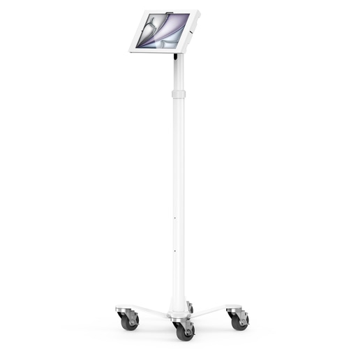 Compulocks iPad Air M2 11 (2024), Apex Enclosure Rolling Cart - Rise Freedom White