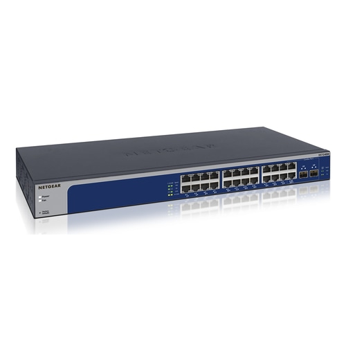 NETGEAR XS724EM Managed L2 10G Ethernet (100/1000/10000) 1U Blue, Grey