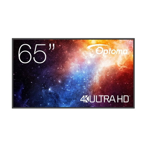 Optoma N3651K Digital signage flat panel 165.1 cm (65) LED Wi-Fi 450 cd/m 4K Ultra HD Black Android 11 24/7