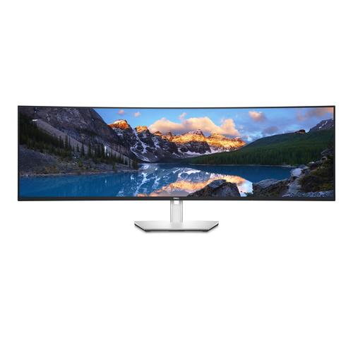 DELL UltraSharp U4924DW 124.5 cm (49) 5120 x 1440 pixels 5K Ultra HD LCD Black, Silver