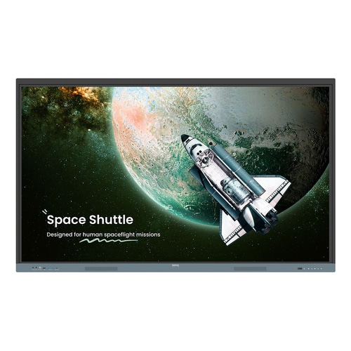 BenQ RE6504 Interactive flat panel 165.1 cm (65) 450 cd/m 4K Ultra HD Black, Grey Touchscreen Built-in processor Android