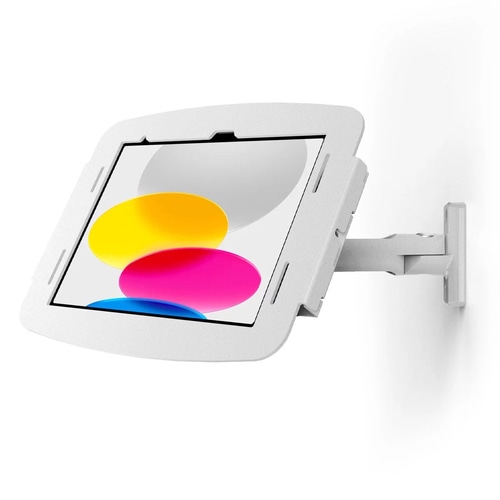 Compulocks iPad 10.9 10th Gen Space Enclosure Swing Wall Mount White
