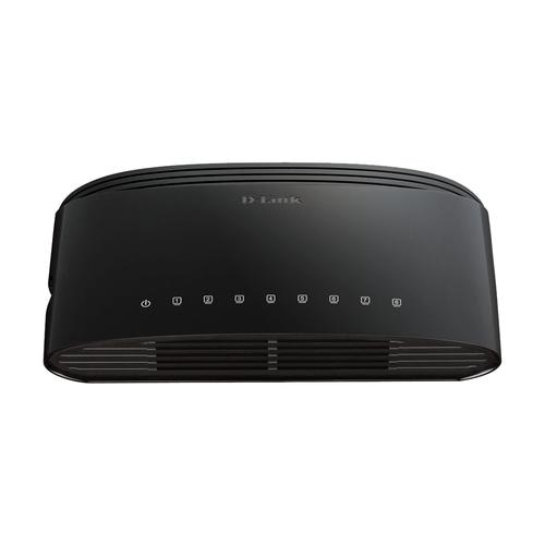 D-Link DES-1008D Unmanaged Fast Ethernet (10/100) Black