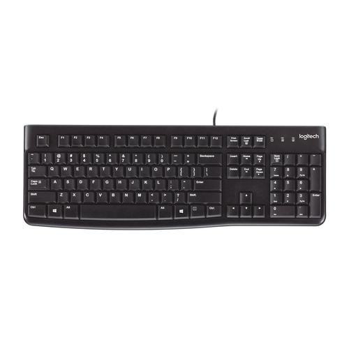 Logitech K120 for Business keyboard USB QWERTY English Black