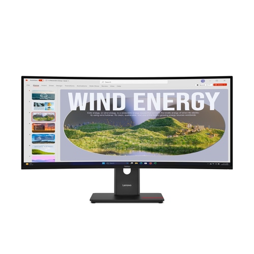 Lenovo ThinkVision T34WD-40 LED display 86.4 cm (34) 3440 x 1440 pixels Black