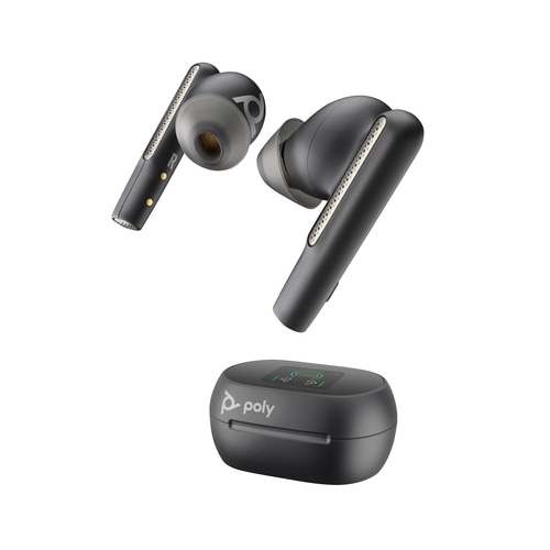 POLY Voyager Free 60+ UC Headset Wireless In-ear Calls/Music USB Type-C Bluetooth Black