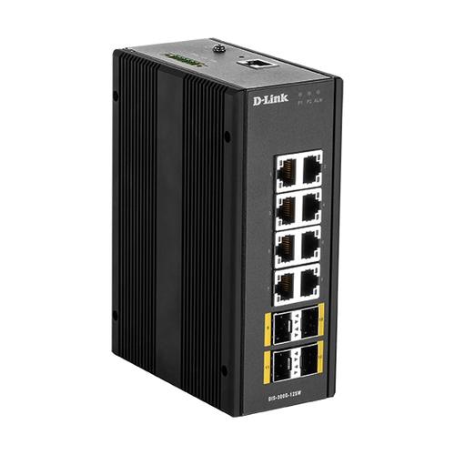 D-Link DIS-300G-12SW Managed L2 Gigabit Ethernet (10/100/1000) Black