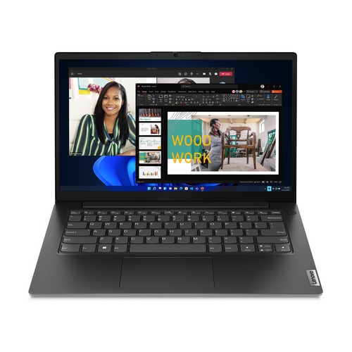 Lenovo V14 G4 AMN AMD Ryzen 5 7520U Laptop 35.6 cm (14) Full HD 8 GB LPDDR5-SDRAM 256 GB SSD Wi-Fi 6 (802.11ax) Windows 11 Pro English Black