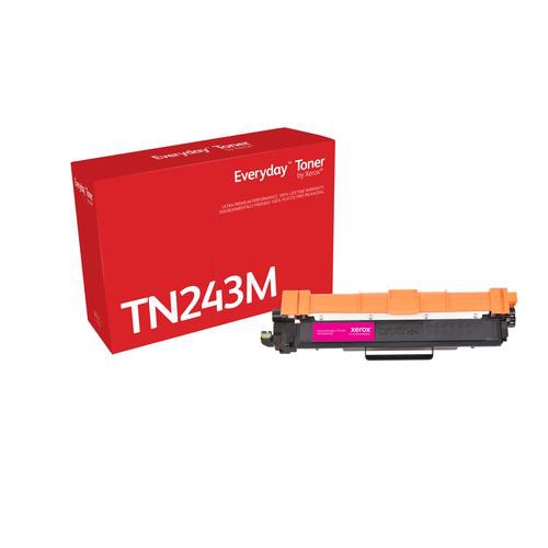 Everyday Magenta Toner compatible with Brother TN-243M, Standard Yield