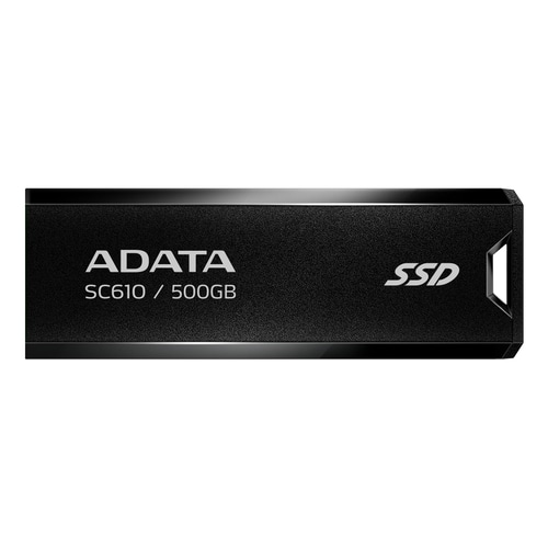 ADATA SC610 500 GB USB Type-A 3.2 Gen 2 (3.1 Gen 2) Black
